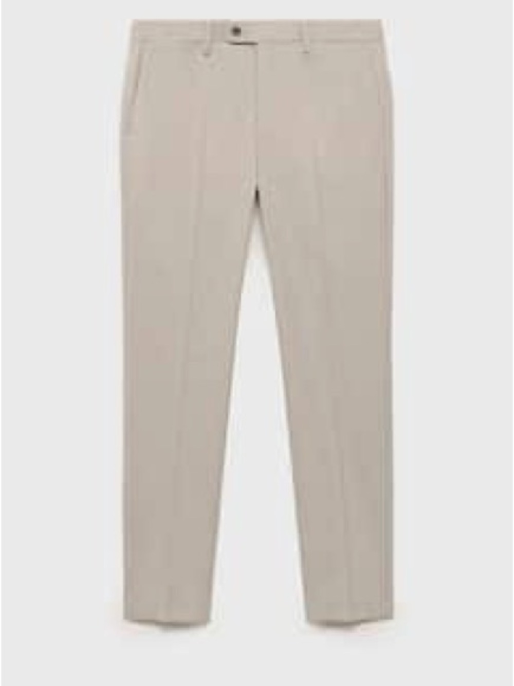 Mango Slim Chinos in Light Beige